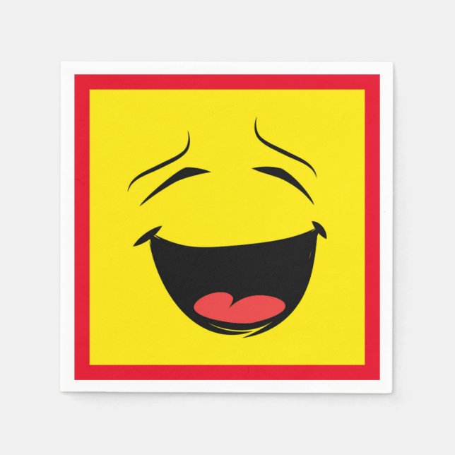 SERVIETTES JETABLES JAUNE (Devant)