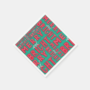 Serviettes Jetables Joyeux et lumineux