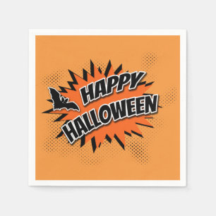 Serviettes Jetables Joyeux Halloween