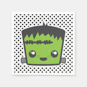 Serviettes Jetables Kawaii Frankenstein Napkins