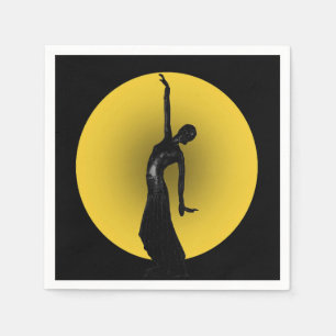 Serviettes Jetables Le Lune Me Rappelle 1