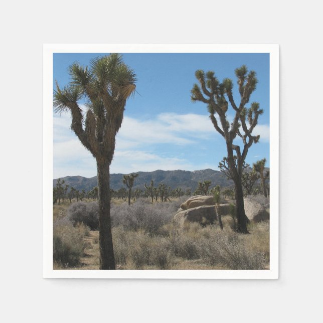 Serviettes Jetables Le Parc national de Joshua Tree (Devant)