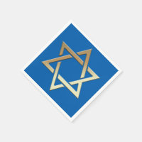 L'étoile d'or de David Papier Napkins