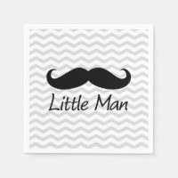 Little Man Mustache Chevron mignons Garçons