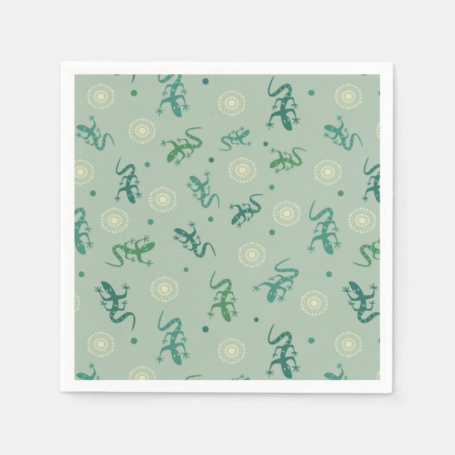 Serviettes Jetables Lizard (Devant)