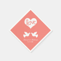 Love Doves - Coral rose