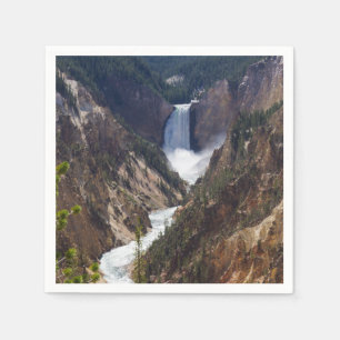 Serviettes Jetables Lower Falls Yellowstone