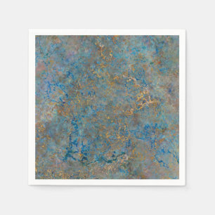 Serviettes Jetables Luxe lapis Lazuli Marble