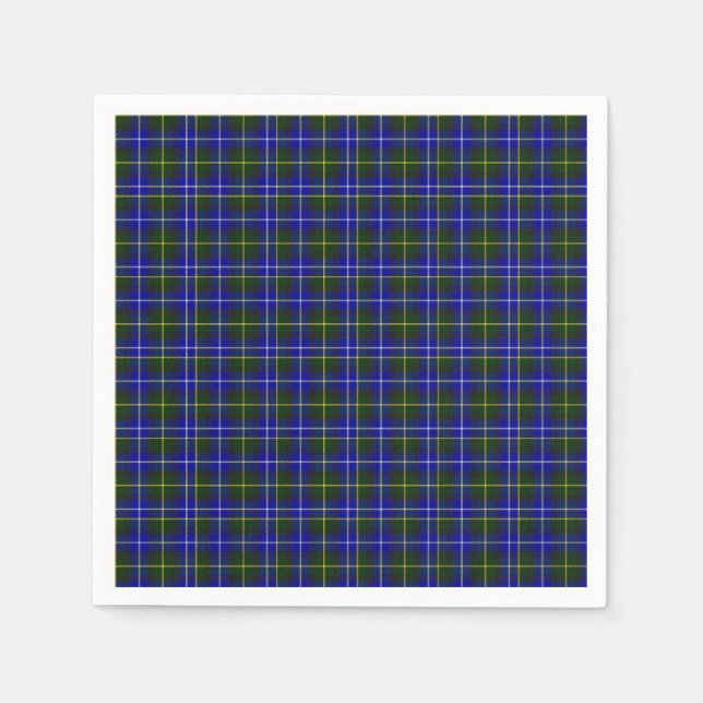 Serviettes Jetables MacNeil Tartan (Devant)