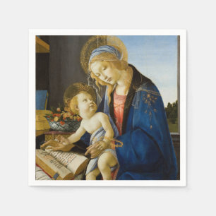 Serviettes Jetables Madonna du Livre de Botticelli