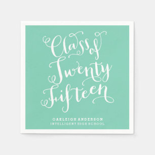 Serviettes Jetables Manuscrit de Bohème dans la classe de la mousse  