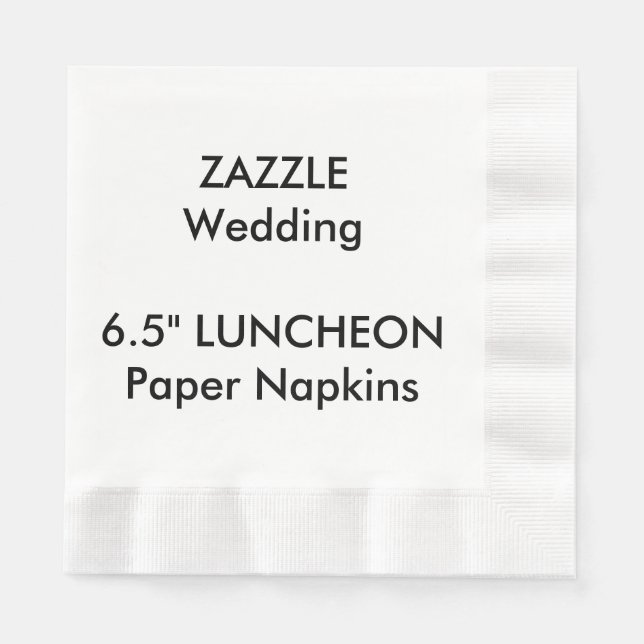 Serviettes Jetables Mariage Custom LUNCHEON Papier jetable serviettes (Devant)