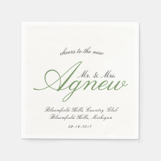 Serviettes Jetables Mariage de septembre 2