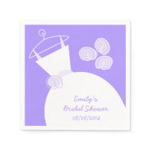 Mariage Gown Violet douche nuptiale 'Texte'