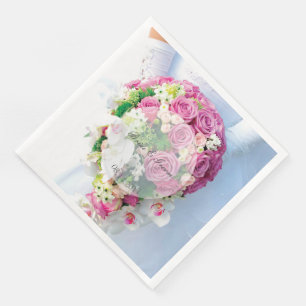 Serviettes Jetables Mariage modifiable de dentelle nuptiale