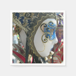Serviettes Jetables Masque du Carnaval de Venise