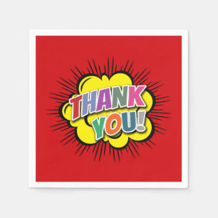 Serviettes Jetables Merci