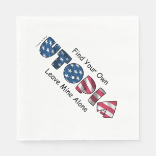 Serviettes Jetables Mon utopie