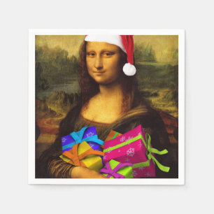 Serviettes Jetables Mona Lisa le père noël