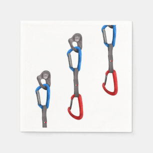 Serviettes Jetables Montée en Rocck Abrappel Belay Carabiner