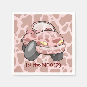 Serviettes Jetables Moo Car