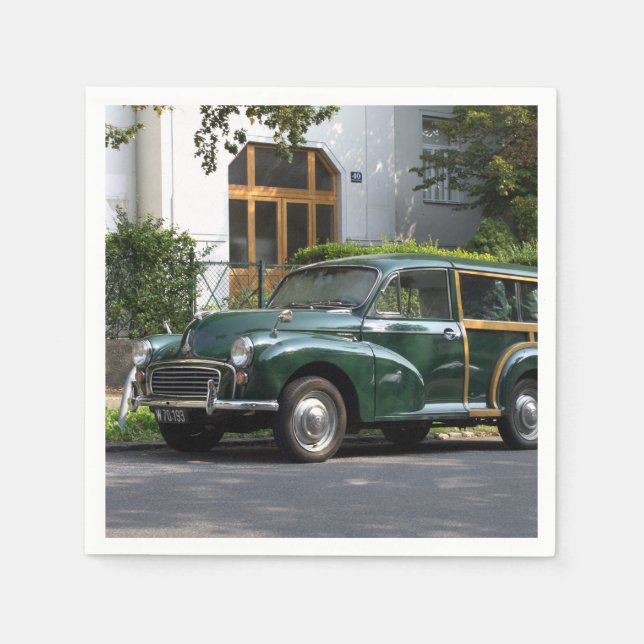 Serviettes Jetables Morris Minor 1000 Voyageur (Devant)