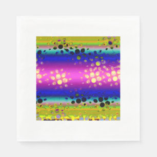 Serviettes Jetables Motif Abstrait coloré