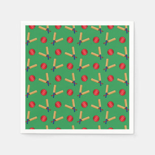 Serviettes Jetables Motif vert de cricket