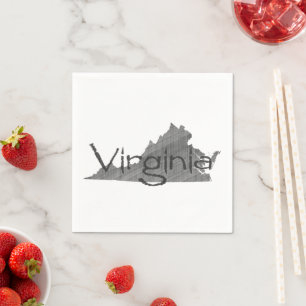 Serviettes Jetables Napkins de la partie papier de Virginie