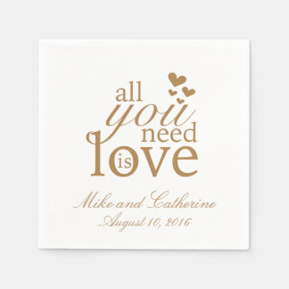 Serviettes Jetables Napkins mariage
