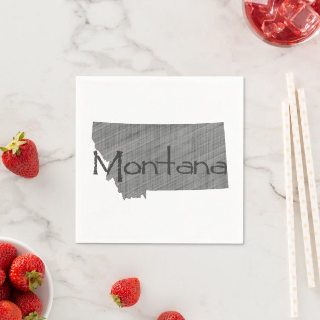 Serviettes Jetables Napkins Papier Montana (En situation)
