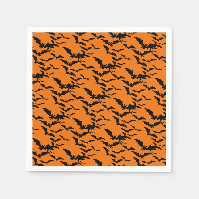 Serviettes Jetables Naples en papier d'Halloween (Devant)