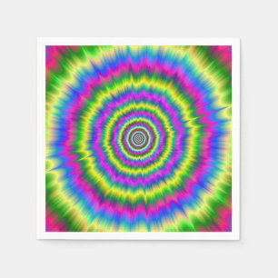 Serviettes jetables Neon Explosion