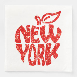 SERVIETTES JETABLES NEW YORK