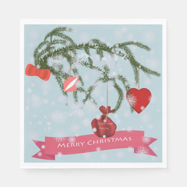 Serviettes Jetables Noël (Devant)