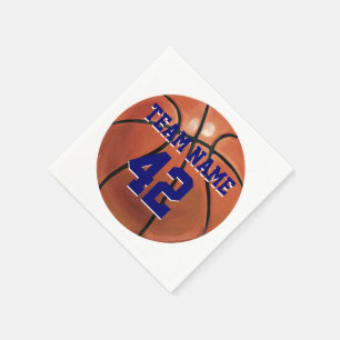 Serviettes Jetables Nom et numéro de l'équipe de basket-ball