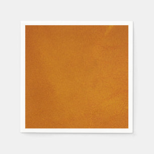 Serviettes Jetables Orange brûlée texturisée
