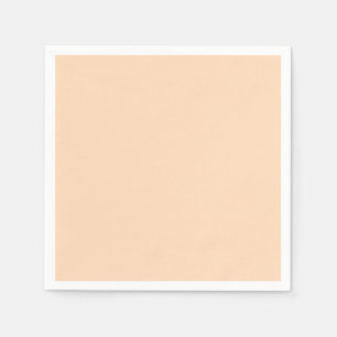 Serviettes Jetables Pale Peach Angelskin Coral Pastel en été Gazebo