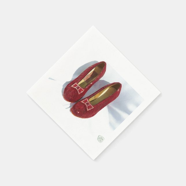 Serviettes Jetables Palmes de rubis serviettes (Coin)