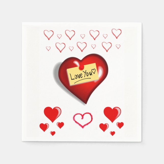 Serviettes Jetables Papier (Devant)