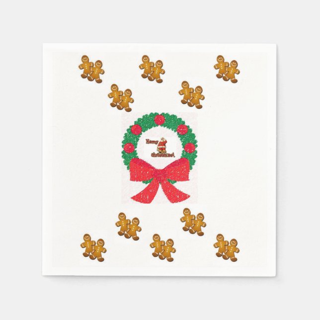 Serviettes Jetables Papier (Devant)