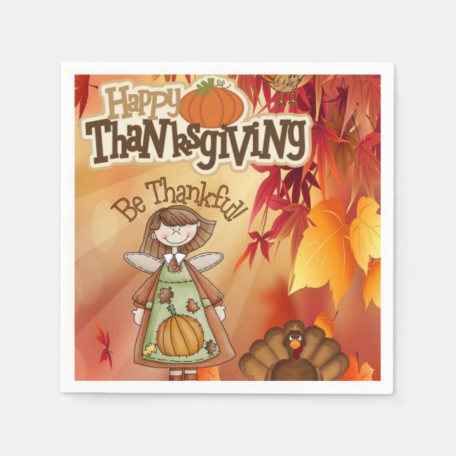 Serviettes Jetables Papier (Devant)