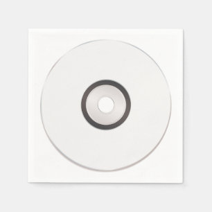 Serviettes Jetables Papier CD vierge