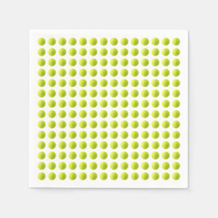 Serviettes Jetables Papier de balle de tennis Napkin