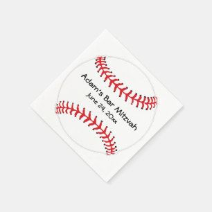 Serviettes Jetables Papier de base-ball
