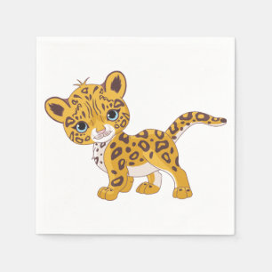 Serviettes Jetables Papier Jaguar Cub