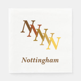 Serviettes Jetables Papier Napkin - Incitants avec nom