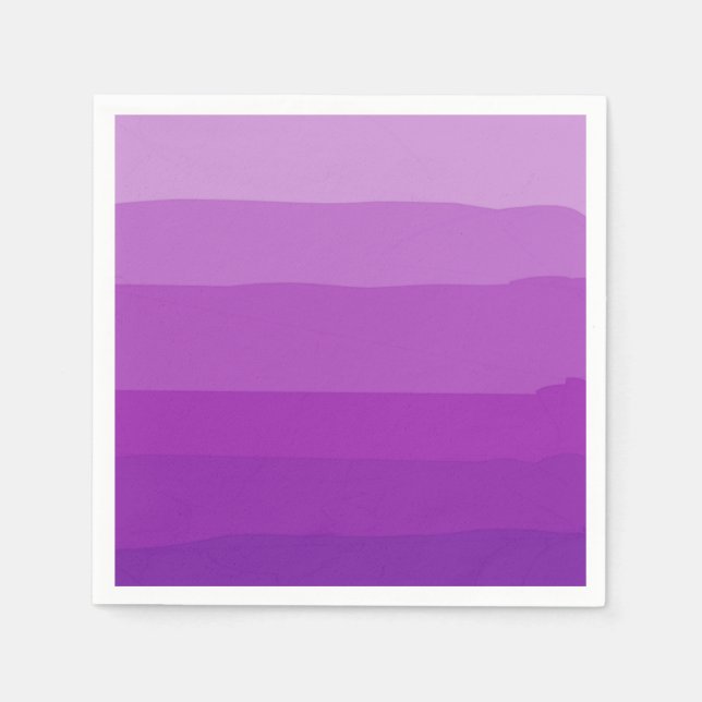 Serviettes Jetables Papier violet Ombre (Devant)