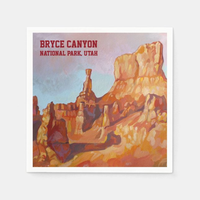 Serviettes Jetables Parc national du Bryce Canyon (Devant)