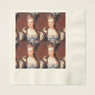 Serviettes Jetables Paris Français Marie Antoinette Papier